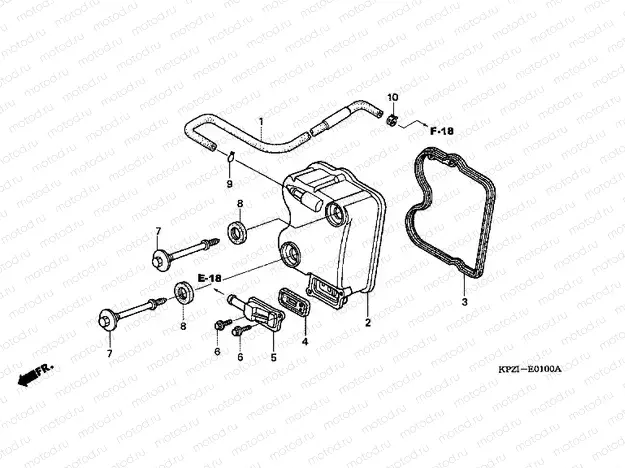 E-1 VALVE COVER