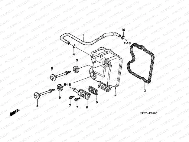 E-1 VALVE COVER