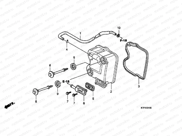 E-1 VALVE COVER