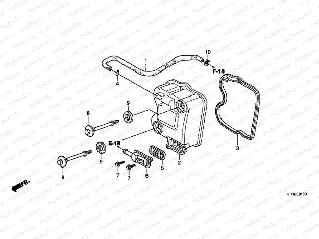 E-1 VALVE COVER
