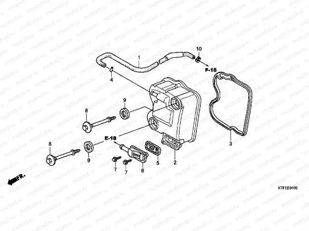 E-1 VALVE COVER