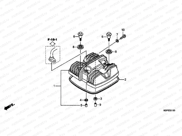 E-1 VALVE COVER