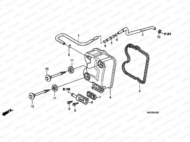 E-1 VALVE COVER