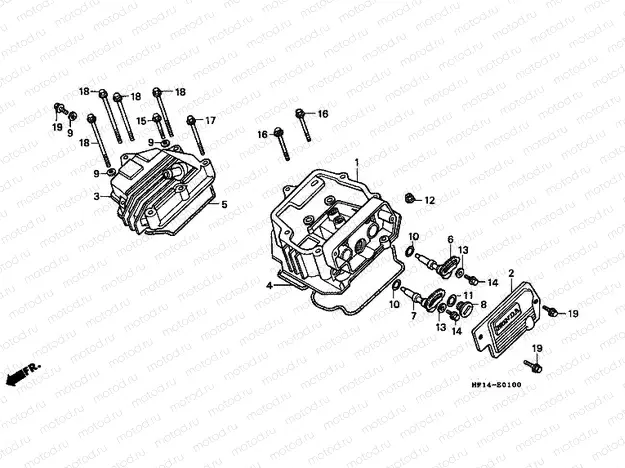 E-1 VALVE COVER