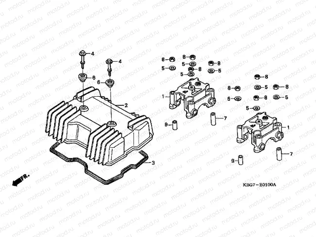 E-1 VALVE COVER