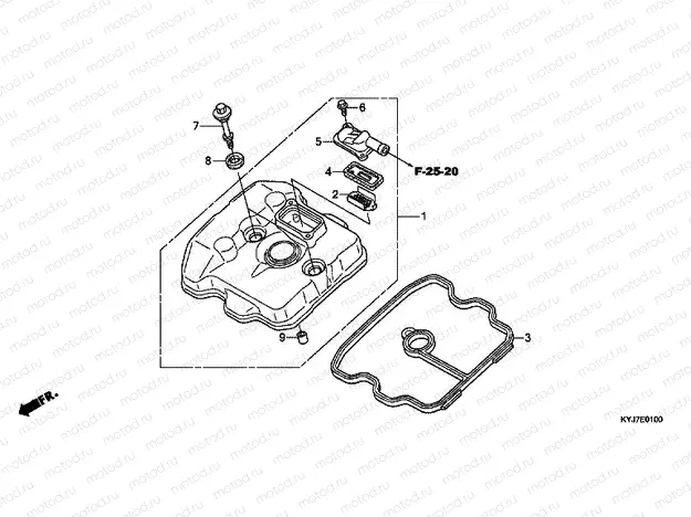 E-1 VALVE COVER