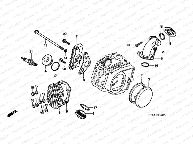 E-1 VALVE COVER