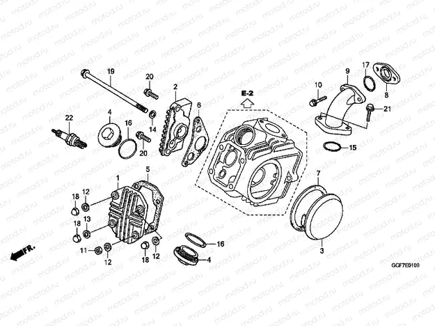 E-1 VALVE COVER
