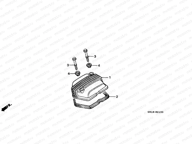 E-1 VALVE COVER