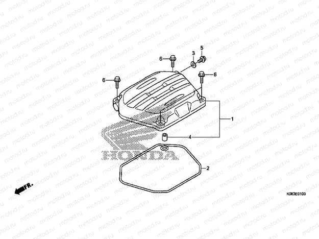 E-1 VALVE COVER