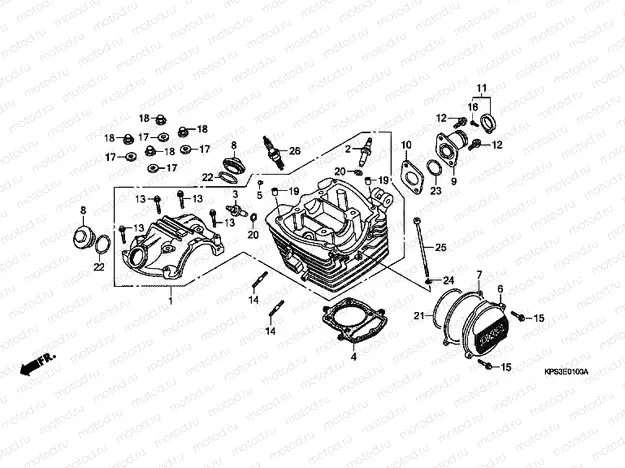 E-1 VALVE COVER / CYLINDER HEAD