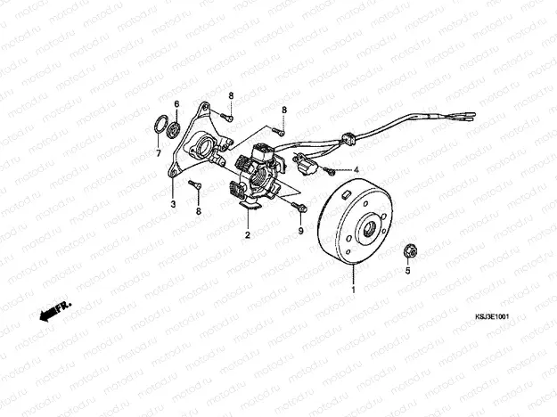 E-10-1 GENERATOR (CRF100F)