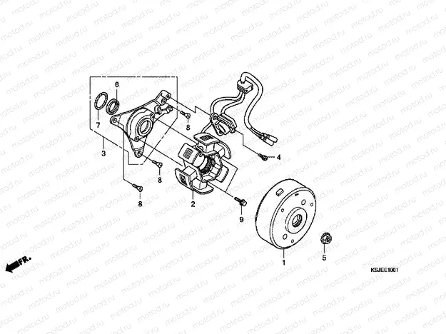 E-10-1 GENERATOR (CRF100F)