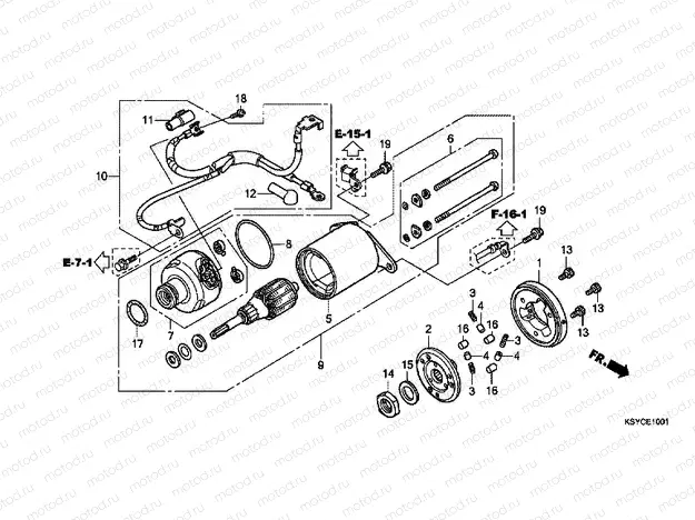 E-10-1 STARTER ENGINE (SC125A)