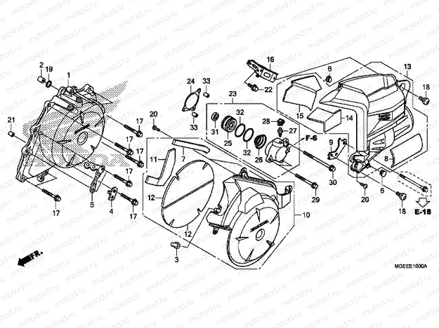 E-10 A.C. GENERATOR COVER