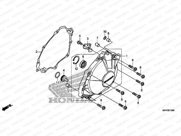 E-10 A.C. GENERATOR COVER