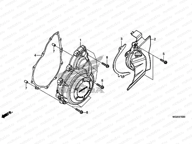 E-10 A.C. GENERATOR COVER