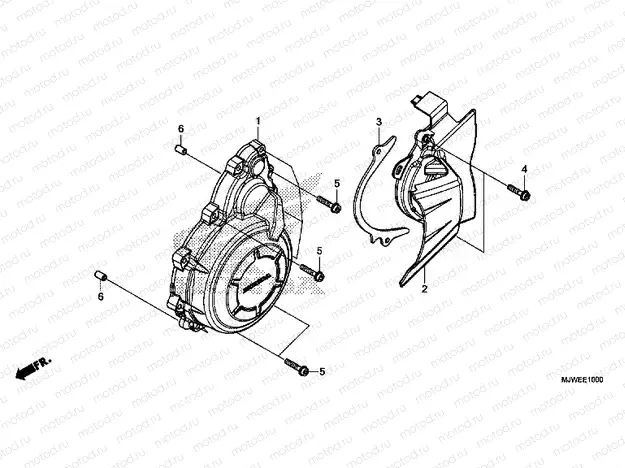 E-10 A.C. GENERATOR COVER