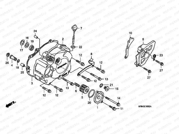 E-10 B. CRANKSHAFT COVER