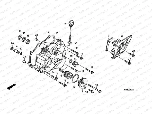 E-10 B. CRANKSHAFT COVER