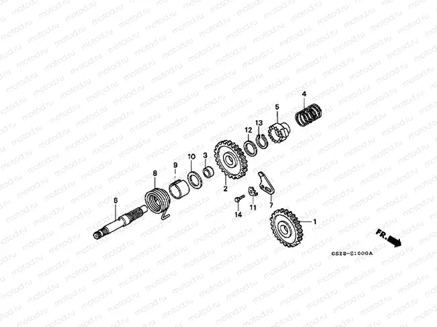 E-10 DRIVE SHAFT AXLE