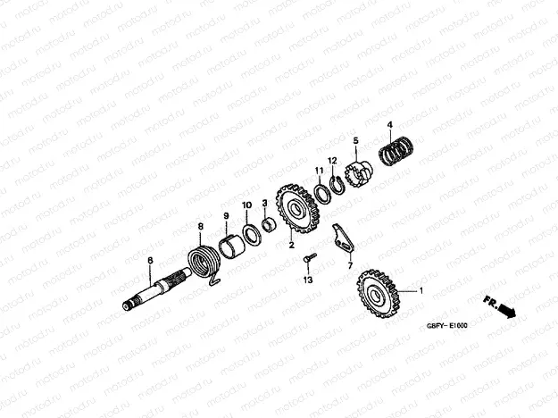 E-10 DRIVE SHAFT AXLE