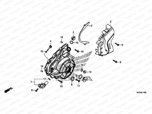 E-10 GENERATOR COVER