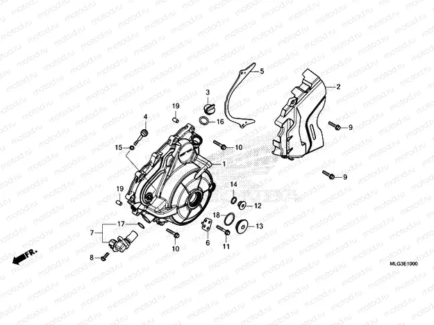 E-10 GENERATOR COVER