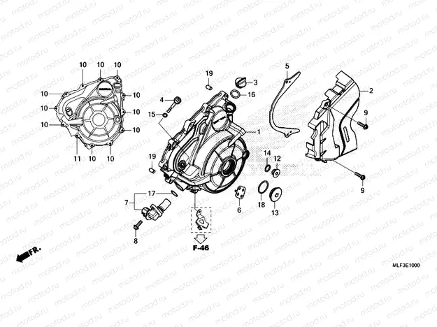 E-10 GENERATOR COVER