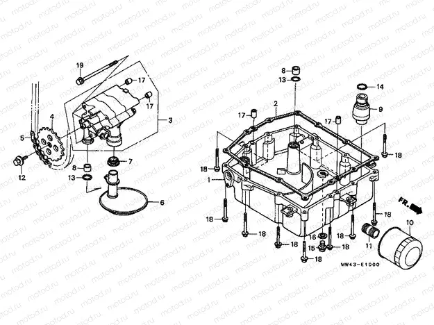 E-10 OIL PUMP