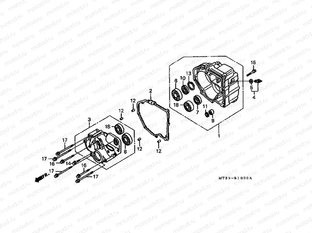 E-10 REAR HOUSING