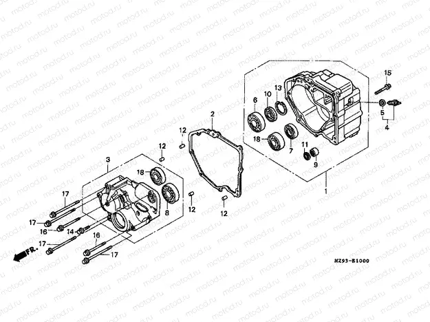 E-10 REAR HOUSING