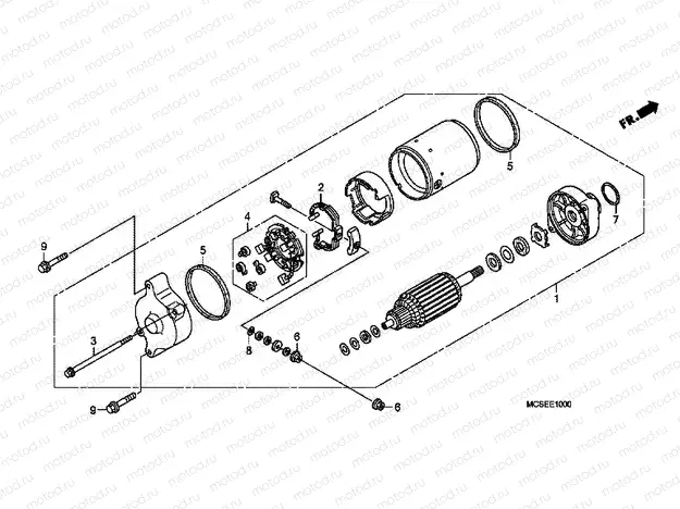 E-10 STARTER ENGINE