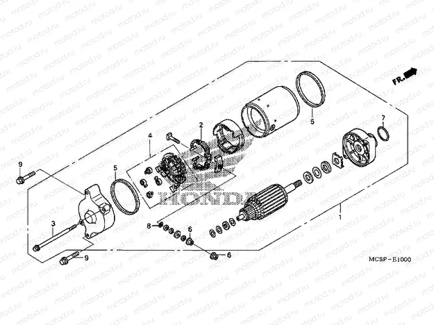 E-10 STARTER ENGINE