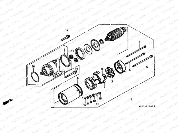 E-10 STARTER ENGINE