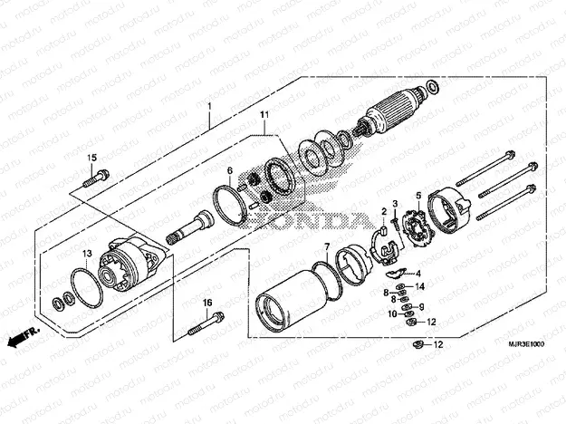 E-10 STARTER ENGINE