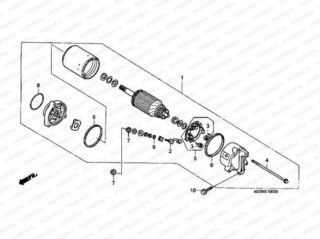 E-10 STARTER ENGINE