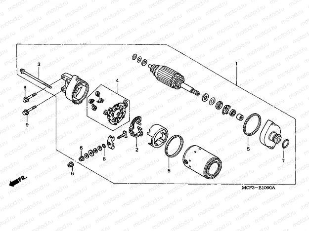 E-10 STARTER ENGINE
