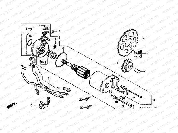 E-10 STARTER ENGINE