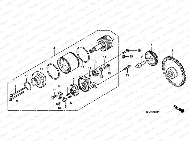E-10 STARTER ENGINE