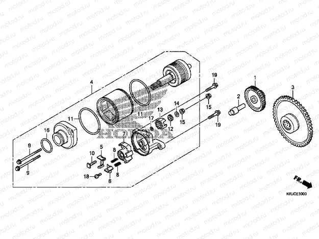 E-10 STARTER ENGINE