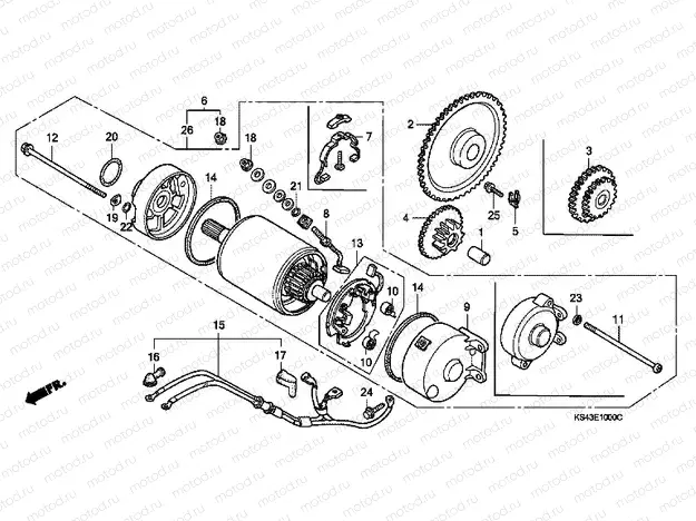 E-10 STARTER ENGINE