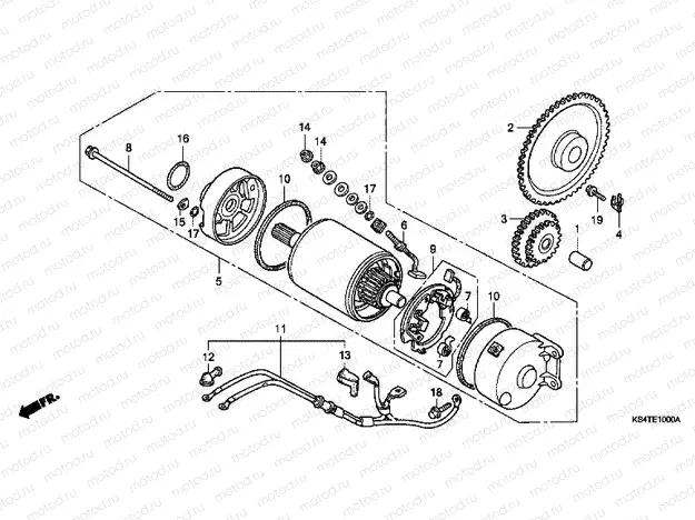 E-10 STARTER ENGINE