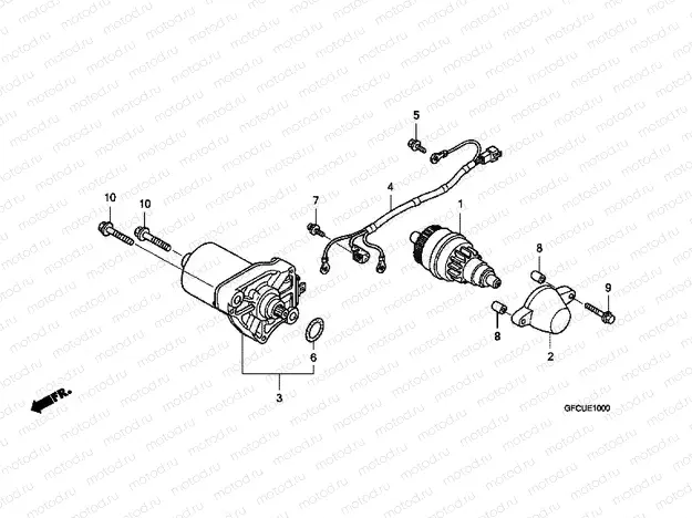 E-10 STARTER ENGINE