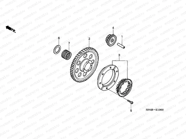 E-10 STARTING CLUTCH