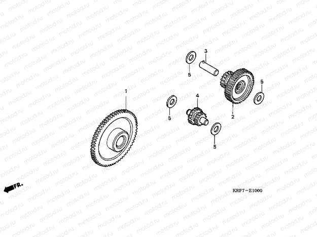 E-10 STARTING GEAR
