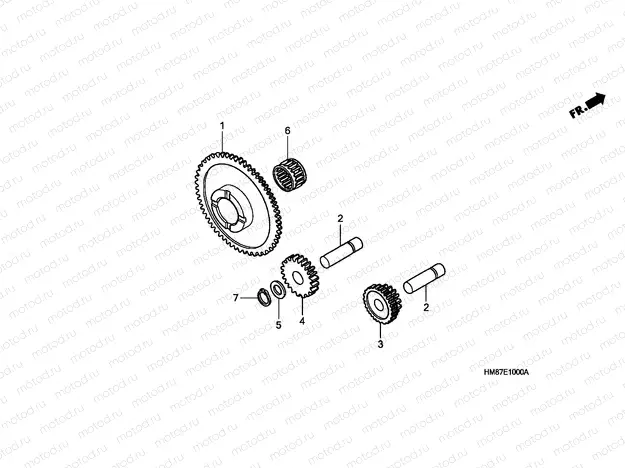 E-10 STARTING GEAR
