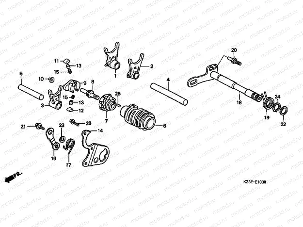 E-10 TRANSMISSION DRUM