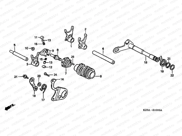 E-10 TRANSMISSION DRUM