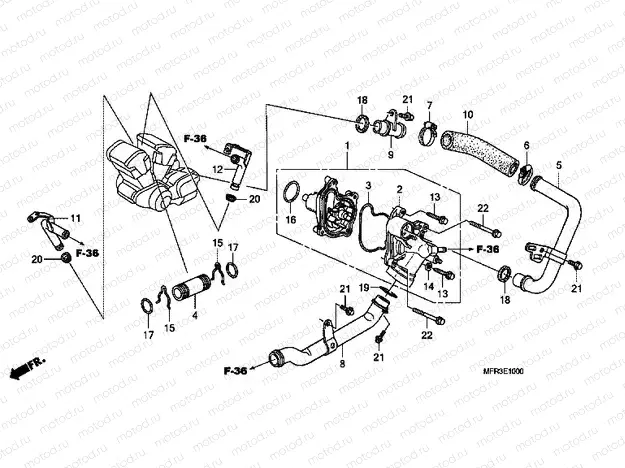 E-10 WATER PUMP